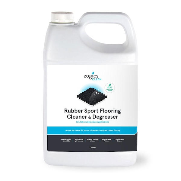 Rubber Floor Cleaner and Degreaser, 1 Gallon